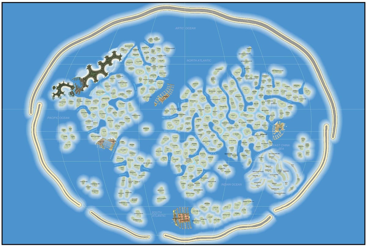 ਸੰਸਾਰ ਦਾ ਨਕਸ਼ਾ island ਦੁਬਈ