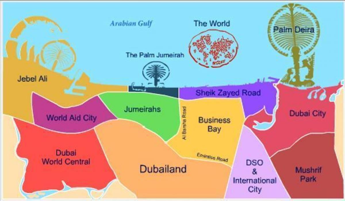 ਨਕਸ਼ਾ ਦੇ Dubailand