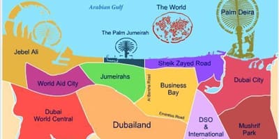 ਨਕਸ਼ਾ ਦੇ Dubailand